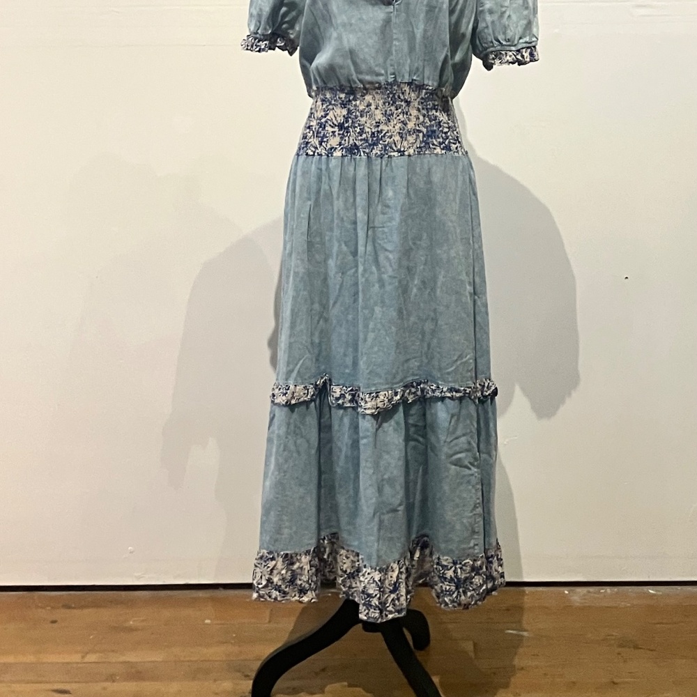 Red + Olive boho dress - Picture 11 of 15